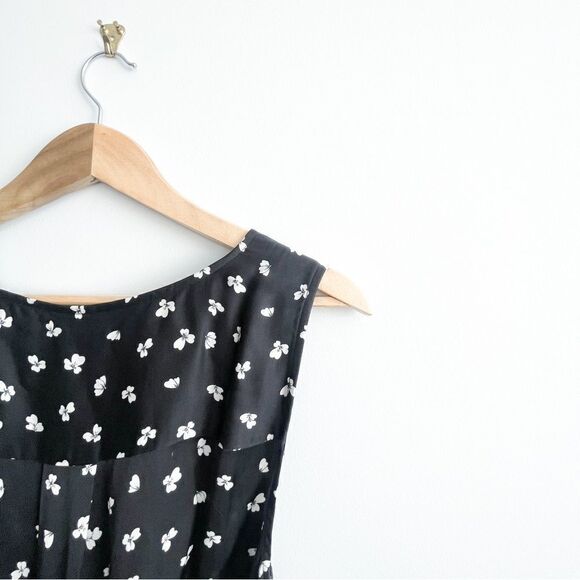 Part Two Jumpsuit Artwork Black Romper Elastic Waist Belted Womens EU 40 Pockets - Picture 6 of 10